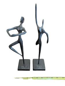 Bodrul Khalique Abstract Figurines (Lot of 2)