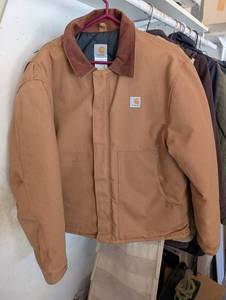 Carhartt J02 Duck Chore Coat Size 44 Regular