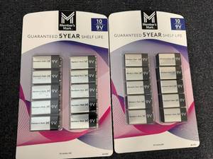 lot 12 image: 2 X 10Ct Members Mark 9V Batteries