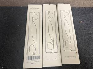 lot 74 image: 3 X 2Ct Packs Of Car Seat Clearance Plugs