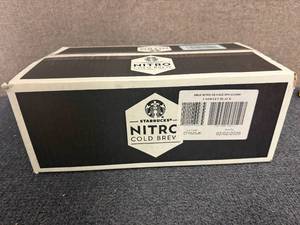 lot 84 image: 8Ct Of Starbuck Unsweet Black Nitro Cold Brew