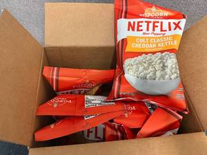 lot 144 image: 6 Bags Of Cult Classic Cheddar Kettle Popcorn