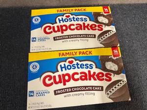 lot 149 image: 2 Family Packs Of Hostess Cupcakes