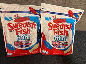 lot 197 image: 2 X 1Lb Bags Of Swedish Fish Minis