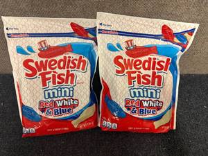 lot 198 image: 2 X 1Lb Bags Of Swedish Fish Minis