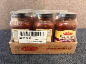 lot 219 image: 6 Jars Of Bertolli Roasted Garlic Sauce