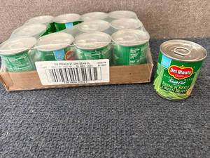lot 123 image: 12 Cans Of Del Monte Green Beans