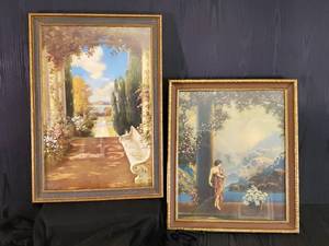 lot 67 image: 2 Beautiful Atkinson Fox  Art Nouvoeau Lithographs in Frames
