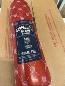 lot 63 image: Jersey Mikes Cappaculo Hot Ham Approx 7.5Lbs - 95% Fat Free