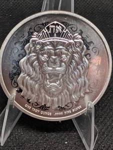 lot 16 image: 1 Oz Silver Coin - Lion Head Reverse - Queen Elizabeth II Obverse - 2020