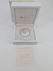 lot 56 image: Perth Mint 1oz Silver Proof Coin - Wedding Theme, Elizabeth II Australia 2015 $1