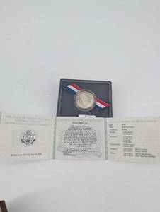 lot 62 image: Mount Rushmore Anniversary Half Dollar (1991) - SF Mint Proof w COA