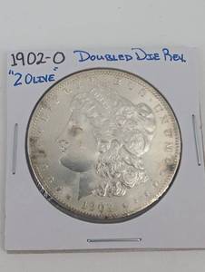 lot 72 image: 1902-O Morgan Silver Dollar - Double Die Reverse