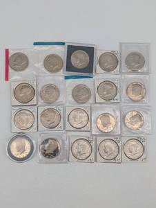 lot 83 image: Lot Of 20 Uncirculated Kennedy Half Dollars