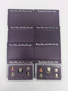 lot 99 image: United States Mint Proof Sets (Lot of 7) - 1986-1992