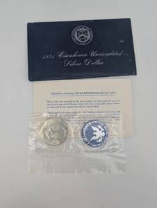lot 105 image: 1971 Eisenhower Dollar - Uncirculated 40% Silver