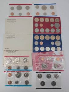 lot 106 image: United States Mint Uncirculated Coin Set - 1971 UC (Multiple Sets)