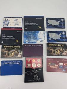 lot 107 image: United States Mint Coin Sets & Commemoratives Collection (Lot of 12)