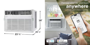 Frigidaire 24,000 BTU Inverter Window Room Air Conditioner with Wi-Fi (Energy Star) Model FHWW245WE2