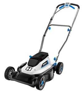 lot 21 image: HART 40V 18 Side Discharge Mower Kit (1) 6Ah Battery (1) Charger