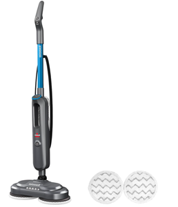 lot 39 image: BISSELL Spinwave SmartSteam All-in-One Scrubbing and Sanitizing Electric Hard Floor Mop wLED Headlights & Swivel Steering