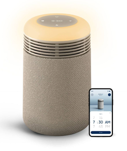 lot 53 image: Blueair Mini Restful Air purifier and Sunrise Alarm Clock Beige