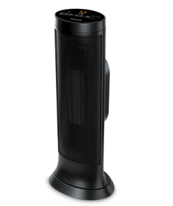 lot 201 image: Honeywell Slim Ceramic Tower Whole Room Heater in Black, HCE317B