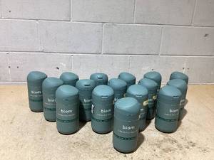 lot 49 image: LOT OF 16 Biom Refillable Wipe Dispensers With Magnetic Lids