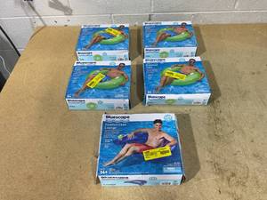 lot 83 image: LOT OF 5 Bluescape (4) Diamond Tube Over 3ft Wide & (1) Comfort Chair Lounge 4ft Wide