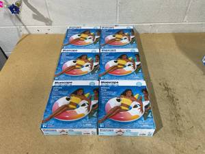 lot 84 image: LOT OF 6 Bluescape Unicorn Tubes Over 3ft Wide Ages 9 Up To 220 LBS Weight Capacity