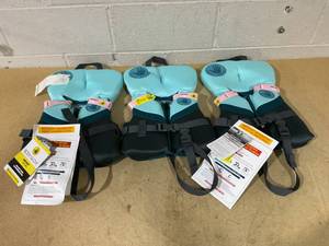 lot 92 image: LOT OF 3 Body Glove Infants Evoprene PFD Life Jacket and Vest, Less Than 33 LBS