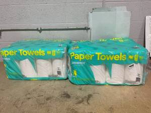 lot 219 image: LOT OF 2 up&up Paper Towels (12 Per Pack)