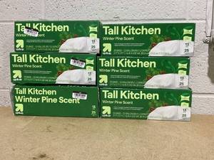 lot 232 image: LOT OF 6 up&up Trash Bags (13 Gal)