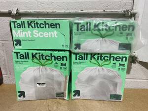 lot 233 image: LOT OF 4 up&up Trash Bags (13 Gal)