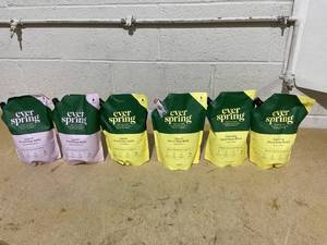 lot 245 image: LOT OF 6 ever spring Liquid Hand Soap Refills