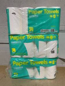 lot 249 image: LOT OF 3 up&up Paper Towels