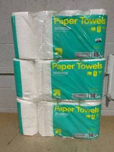 lot 250 image: LOT OF 3 up&up Paper Towels