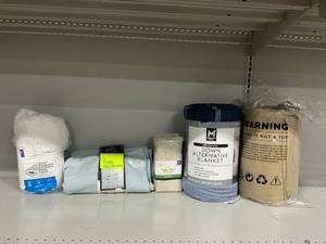 lot 420 image: LOT OF 5 Size King Merchandise (Protector Is Slightly Dusty)