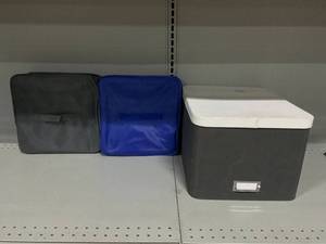 lot 474 image: LOT OF 3 Storage Merchandise