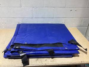 lot 114 image: Blue Tarp 248 x 185