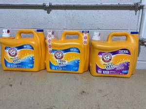 lot 254 image: LOT OF 3 Arm & Hammer Laundry Detergent
