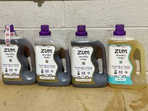 lot 258 image: LOT OF 4 Zum Laundry Soap