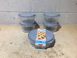lot 125 image: LOT OF 4 Goodcook Food Containers
