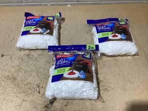 lot 148 image: LOT OF 3 O-Cedar Easy Wring Mop Refills  (2 Packs)