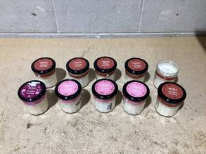 lot 152 image: LOT OF 10 Mrs. Meyers Clean Day Soy Candles (Gingerbread, Peppermint, & Peony Scents)