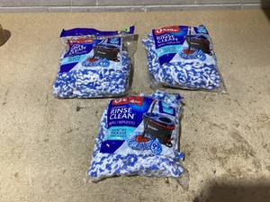 lot 157 image: LOT OF 3 O-Cedar Rinse Clean Mop Refills  (2 Packs)