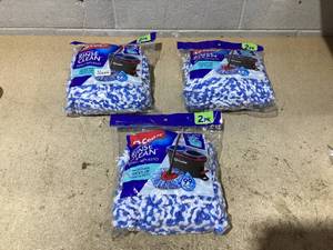 lot 159 image: LOT OF 3 O-Cedar Rinse Clean Mop Refills  (2 Packs)