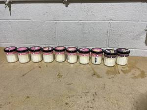 lot 266 image: LOT OF 10 Mrs. Meyers Clean Day Soy Candles (Elderberry & Peppermint Scent)