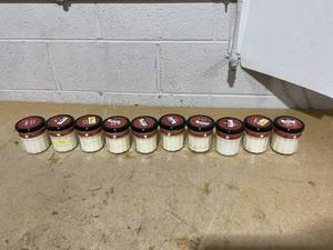 lot 267 image: LOT OF 10 Mrs. Meyers Clean Day Soy Candles (Gingerbread Scent)