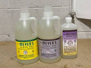 lot 275 image: LOT OF 3 Mrs. Meyers Clean Day Laundry Detergent